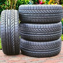 Set of 4 (FOUR) Fullway HP108 All-Season Passenger Car Performance Radial Tires-195/60R15 195/60/15 195/60-15 88H Load Range SL 4-Ply BSW Black Side Wall UTQG 380AA